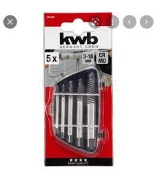 Juego Extractores Cónicos Cr-Mo para Tornillos | Herrajes HE