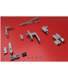 Kit Oscilobatiente Galicube 150 Compás Blanco | Herrajes HE