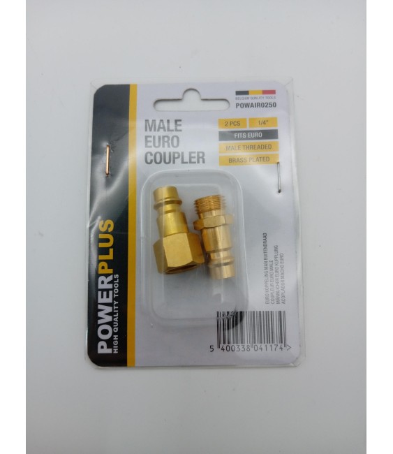 Acoplador Macho-Euro VARO para Aire Comprimido | Herrajes HE