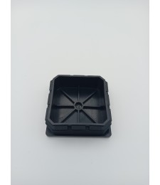 Contera Cuadrada 16x16 Negra para Tubos y Patas | Herrajes HE