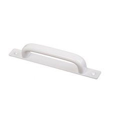 Asa Tirador Ovalada Blanca para Puertas | Herrajes HE