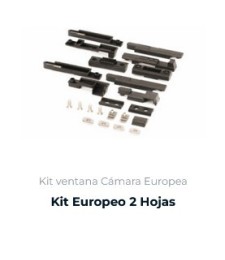 Kit Doble Hoja Cámara Europea REF-6007 | Herrajes HE