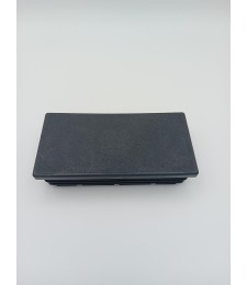 Contera Rectangular 100x50 Negra | Herrajes HE