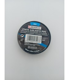 Cinta Aislante Negra 19mmx20m M13 | Herrajes HE
