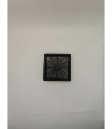 Contera Cuadrada 100x100 Negra | Herrajes HE