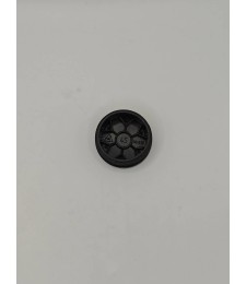 Contera Redonda 45 Negra | Herrajes HE