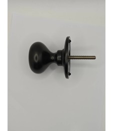 Pomo de Aluminio Negro ALU-PO3 | Herrajes HE