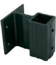Soporte Bandilla 30x30 Negro Brillo Ref. 9530 | Herrajes HE