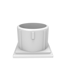 Multibase Barandilla Blanco 60x60 | Herrajes HE