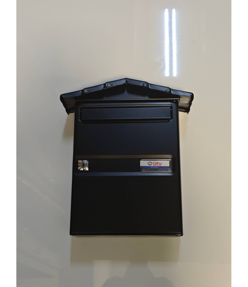 Buzón Chalet Negro Exterior | Herrajes HE