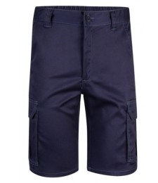Confort Laboral: Bermuda Stretch Azul | Herrajes HE