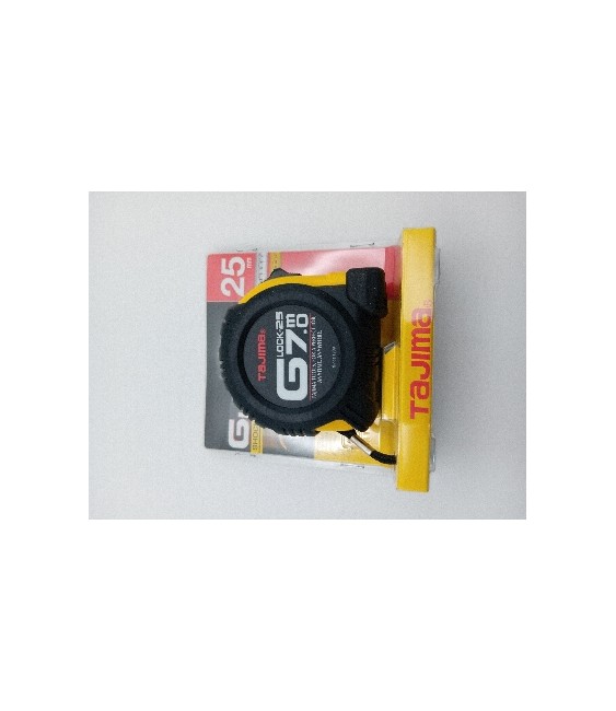 Flexómetro Tajima G-Lock 25 de 7 Metros | Herrajes HE
