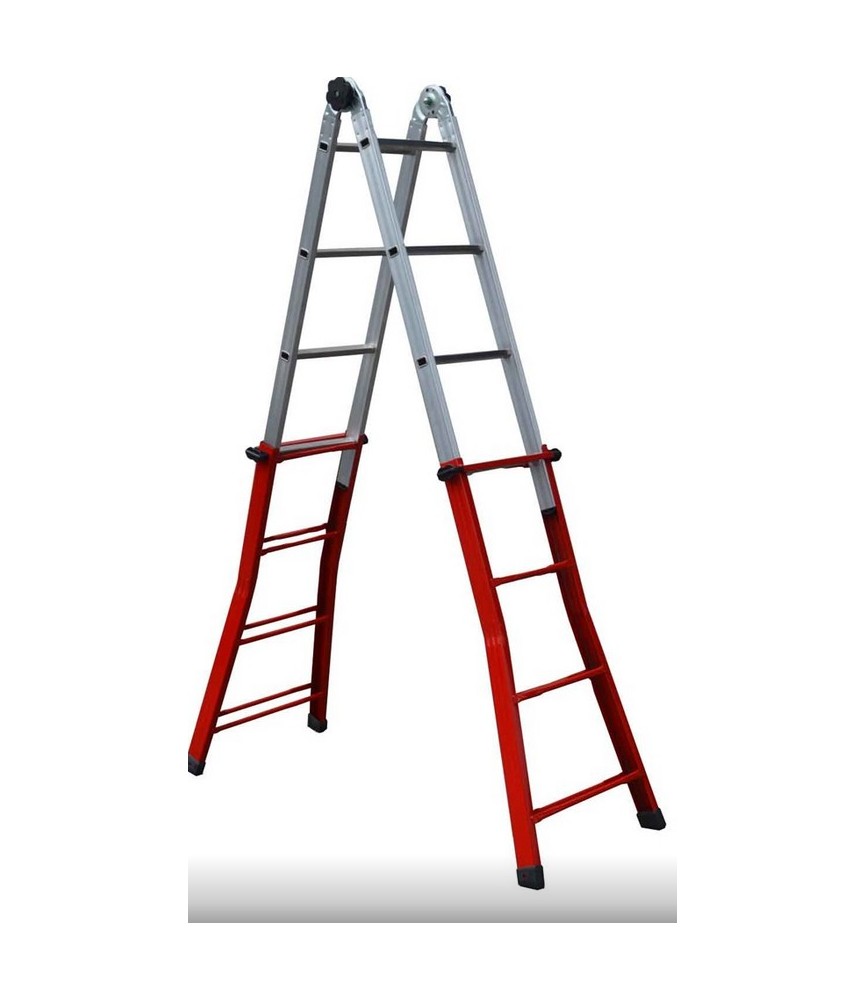 Escalera Telescópica Aluminio 4x4 | Herrajes HE