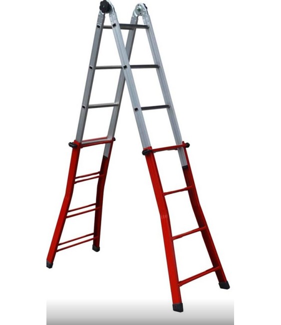 Escalera Telescópica Aluminio 4x4 | Herrajes HE