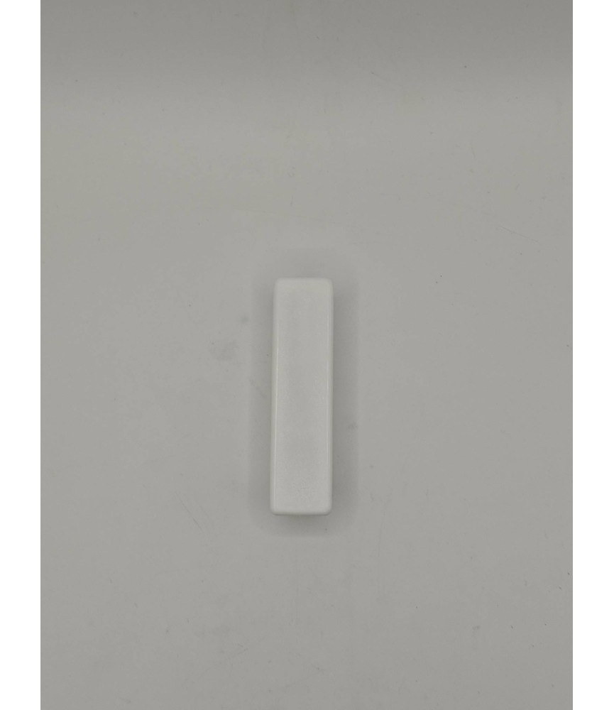 Contera Rectangular 80x20 Blanco | Herrajes HE