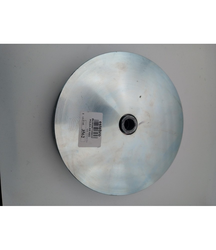 Polea Doble Rodamiento 200x20V Ángulo | Herrajes HE