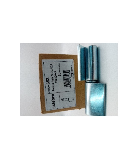 Pernio Pala 20x120x5 Cincado Ref-65Z | Herrajes HE