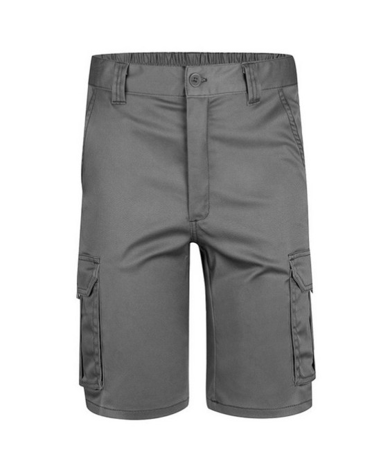 Ropa Trabajo: Bermuda Stretch Gris | Herrajes HE