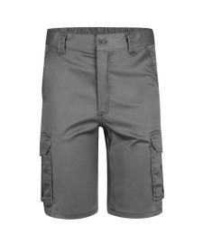 Bermuda Trabajo Multibolsillos Gris | Herrajes HE