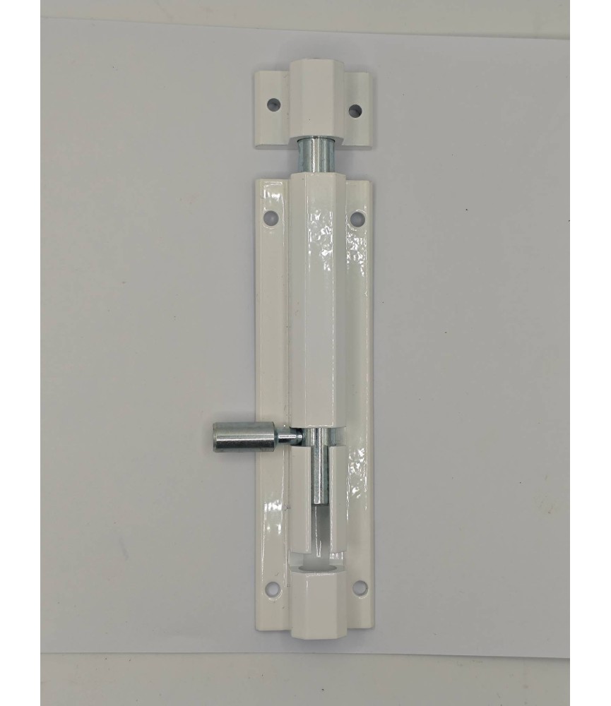 Pasador Grueso 150mm Blanco para Puertas | Herrajes HE