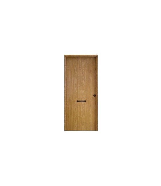 Puerta Nascor Lisa 70 3 Ptos Roble Izda | Herrajes HE