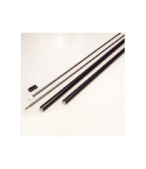 Par Varillas Antipánico IDEA Push M Negro | Herrajes HE