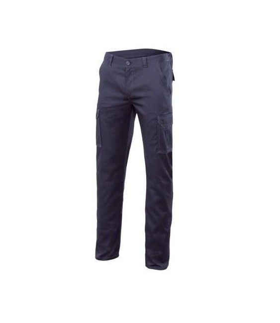 Pantalón Multibolsillo Stretch Azul T-48 | Herrajes HE
