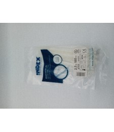 Brida Nylon Blanca 2.5x160 (100 Unidades) | Herrajes HE