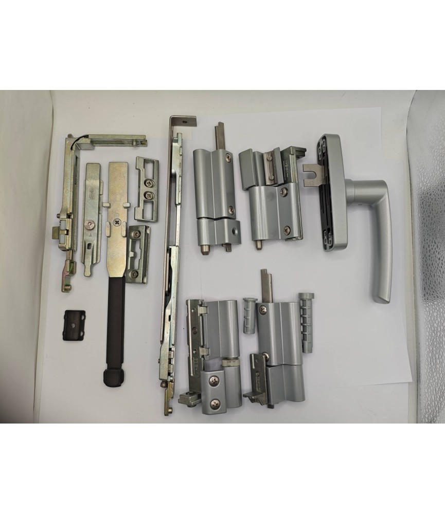 Kit Oscilobatiente GALICUBE D/H Compas Plata | Herrajes HE