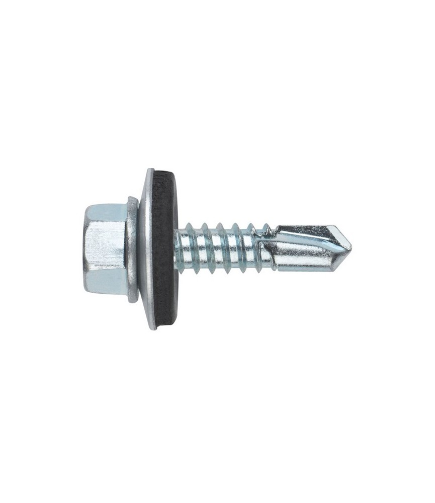 Tornillo P/Broca Hex. DIN 7504K 6.3x38 c/Arandela | Herrajes HE