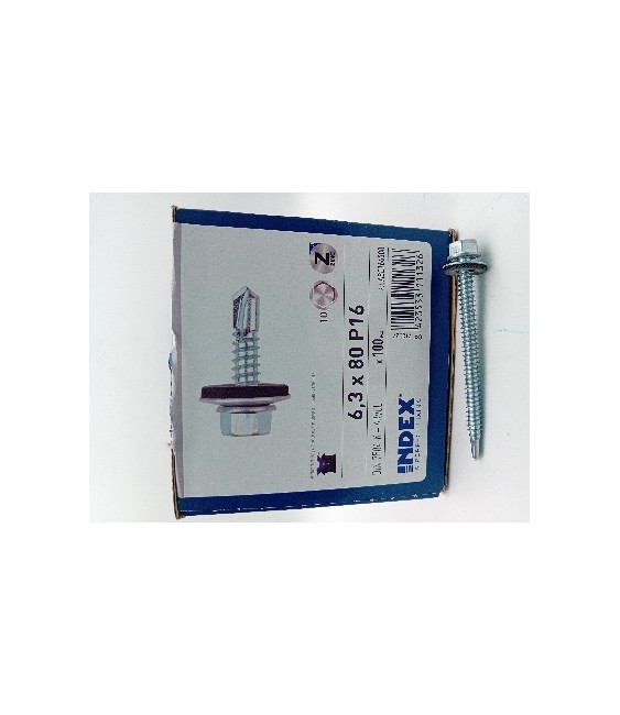 Tornillo 6.3x80 Arandela P-16 7504K+ Arvuk | Herrajes HE