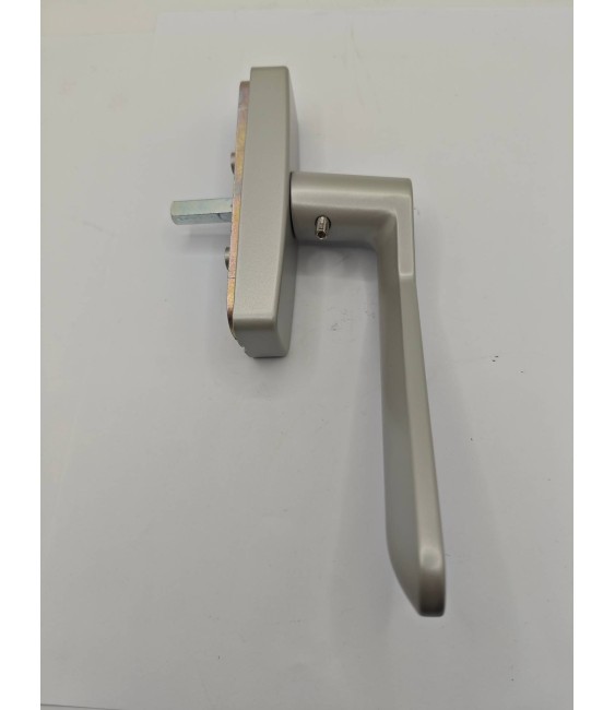 Manilla Acodada Altair Izda Plata B077701R | Herrajes HE