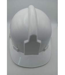 Casco Albañil Plástico Blanco JAR C/R | Herrajes HE