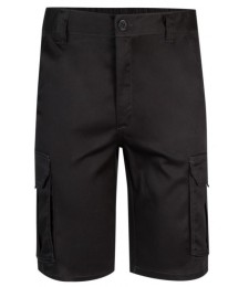 Bermuda Negra Flexible Multibolsillos | Herrajes HE