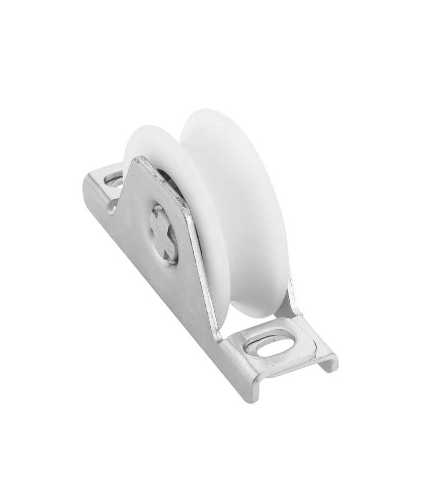 Polea Nylon Encastrar 80x20U Ref.218 | Herrajes HE