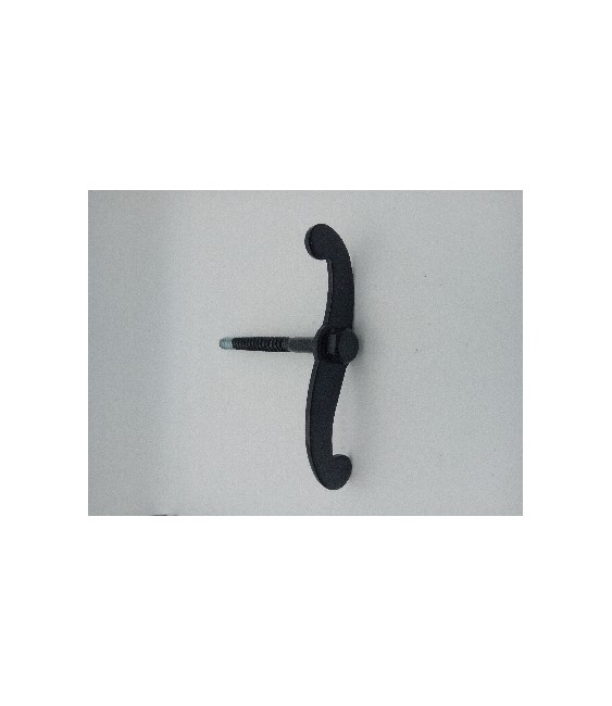 Eses Retenidas Tirafondo Negro R/C | Fijación | Herrajes HE