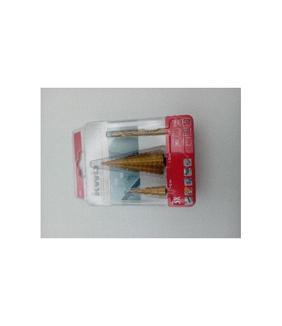 Einhell Juego 3 Brocas Escalonadas HSS | Herrajes HE