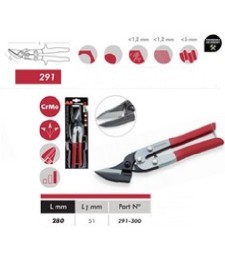 Tijera Cortachapa CrMo Corte Recto | Herrajes HE