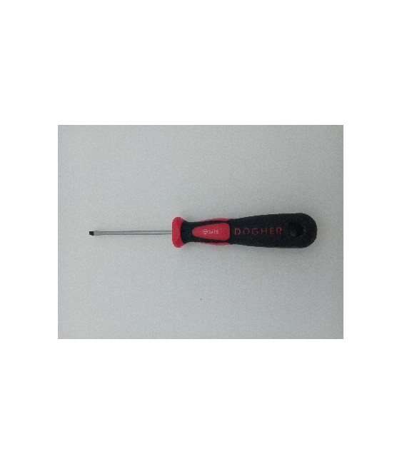 Destornillador CrMo Plana 3x75 Profesional | Herrajes HE