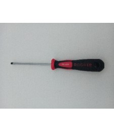 Destornillador CrMo Plana 4x100 Profesional | Herrajes HE