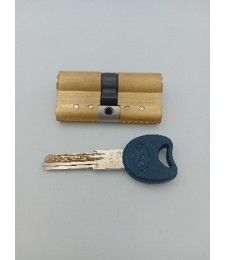 Cilindro Seguridad Latón Mate 70mm (35-35) | Herrajes HE