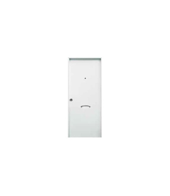 Puerta Nascor Lisa 80 3 Ptos Blanca Dcha | Herrajes HE