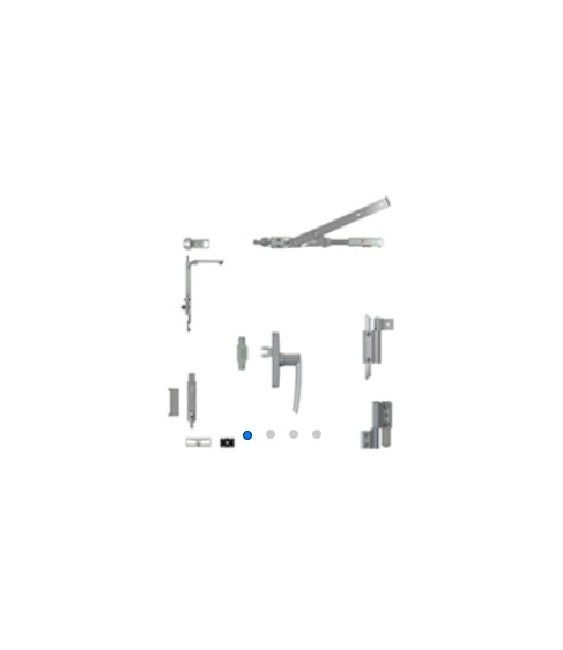 Kit Oscilobatiente Galicube 150 Plata | Herrajes HE