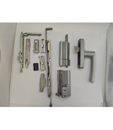 Kit Oscilobatiente GALICUBE S/H Compas Plata | Herrajes HE