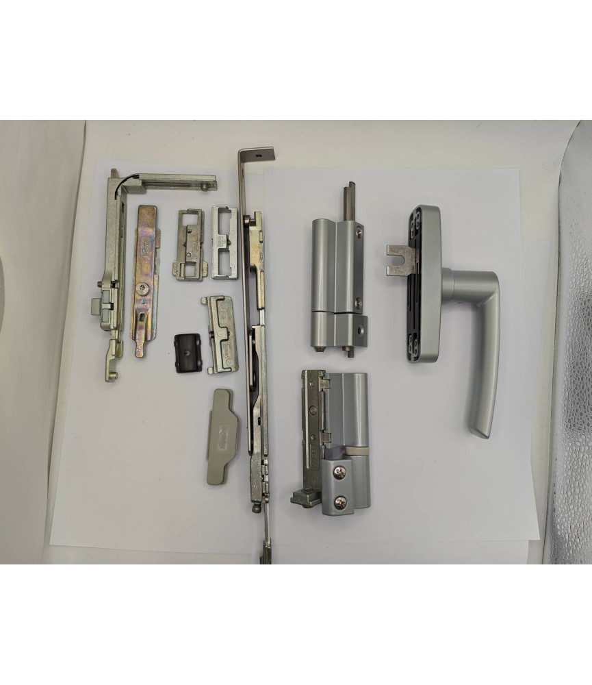 Kit Oscilobatiente GALICUBE S/H Compas Plata | Herrajes HE