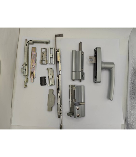 Kit Oscilobatiente GALICUBE S/H Compas Plata | Herrajes HE