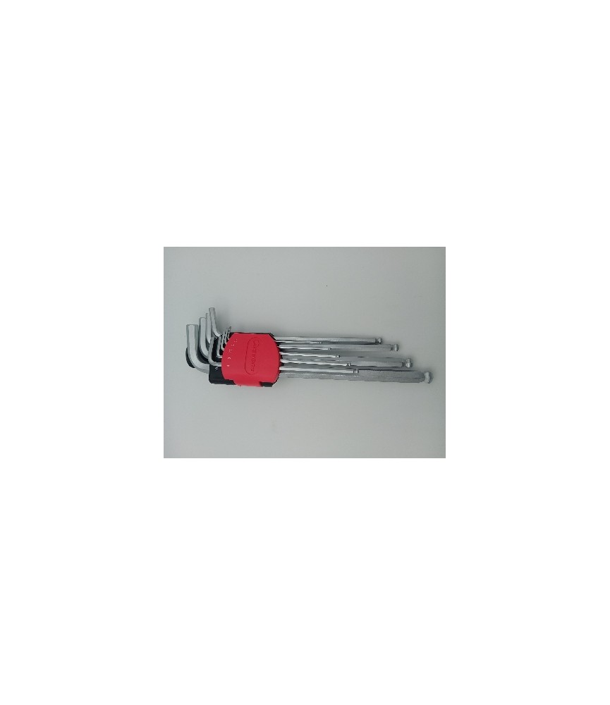 Juego Llaves Macho Hexagonal Redonda XL 9 Pzas | Herrajes HE