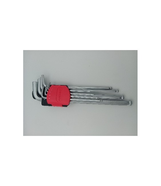 Juego Llaves Macho Hexagonal Redonda XL 9 Pzas | Herrajes HE