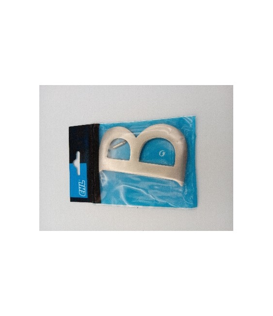 Letra B Metálica 10 cm Níquel Mate | Herrajes HE