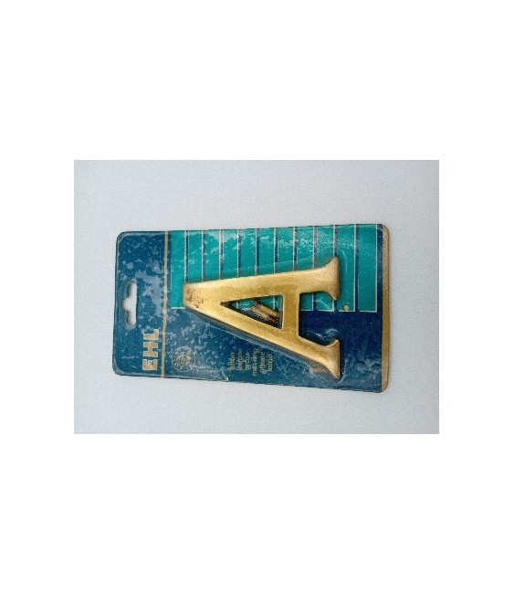 Letra A Metal 100mm 1191-100A | Herrajes HE